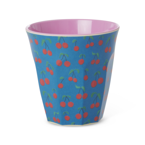 Cherry Love Print Melamine Cup By Rice