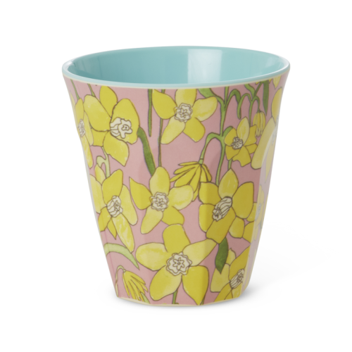 Daffodils Print Melamine Cup By Rice