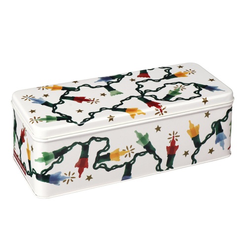 Fairy Light Print Long Deep Storage Tin By Emma Bridgewater