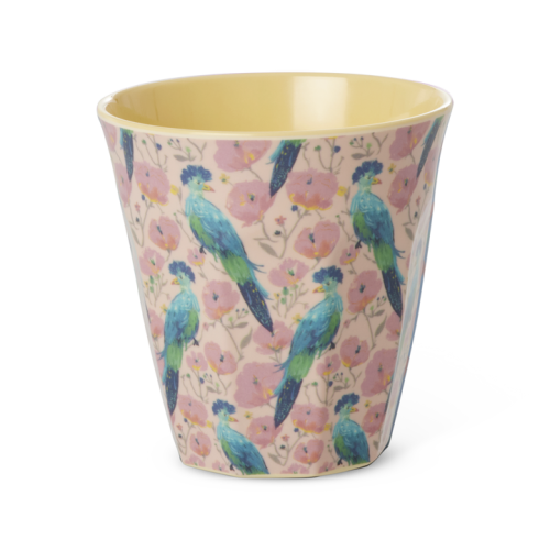 Exotic Bird Print Melamine Cup By Rice