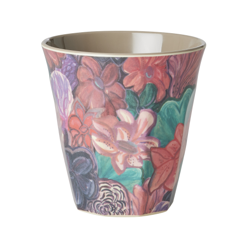 Forest Flower Print Melamine Cup By Rice