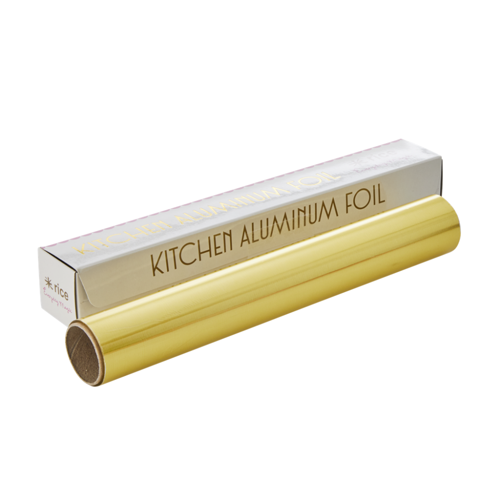 Aluminum Kitchen Foil in Gold By Rice DK - Vibrant Home