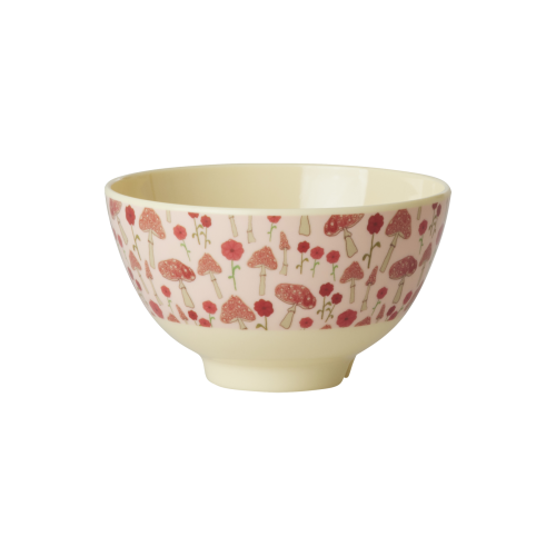 Happy Forest Pink Print Small Melamine Bowl Rice DK