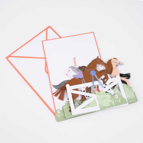 Horse Birthday Card By Meri Meri