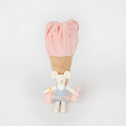 Ice Cream Mouse Mini Doll By Meri Meri