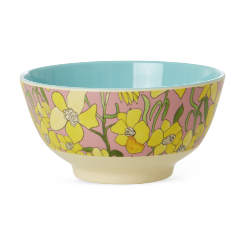 Daffodils Print Melamine Bowl By Rice