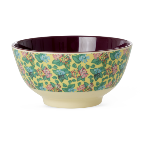 Emma Floral Print Melamine Bowl By Rice