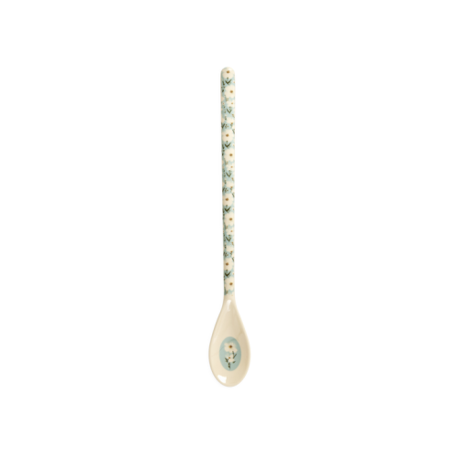 Summer Bloom Print Melamine Latte Spoon By Rice