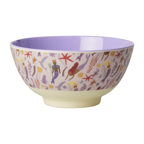 Mermaid Print Melamine Bowl Rice DK