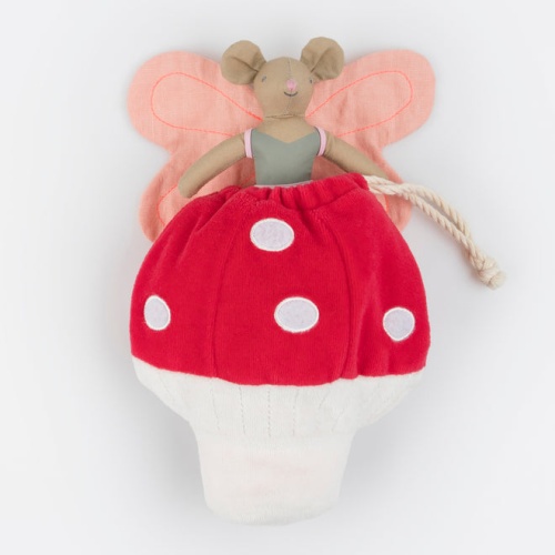 Mushroom Mouse Mini Doll By Meri Meri