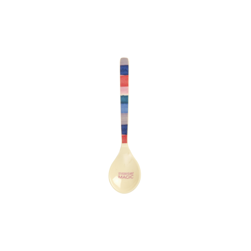 NY Stripe Print Melamine Teaspoon By Rice