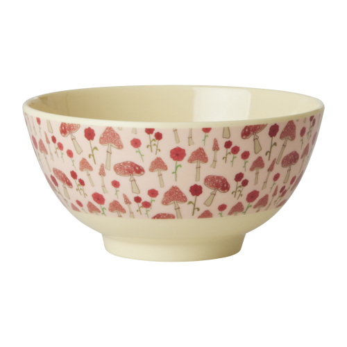 Happy Forest Pink Print Melamine Bowl Rice DK