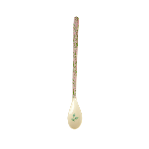 Snowdrop Print Melamine Latte Spoon By Rice