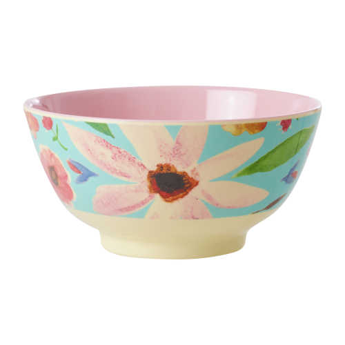 Selma Flower Print Melamine Bowl Rice DK