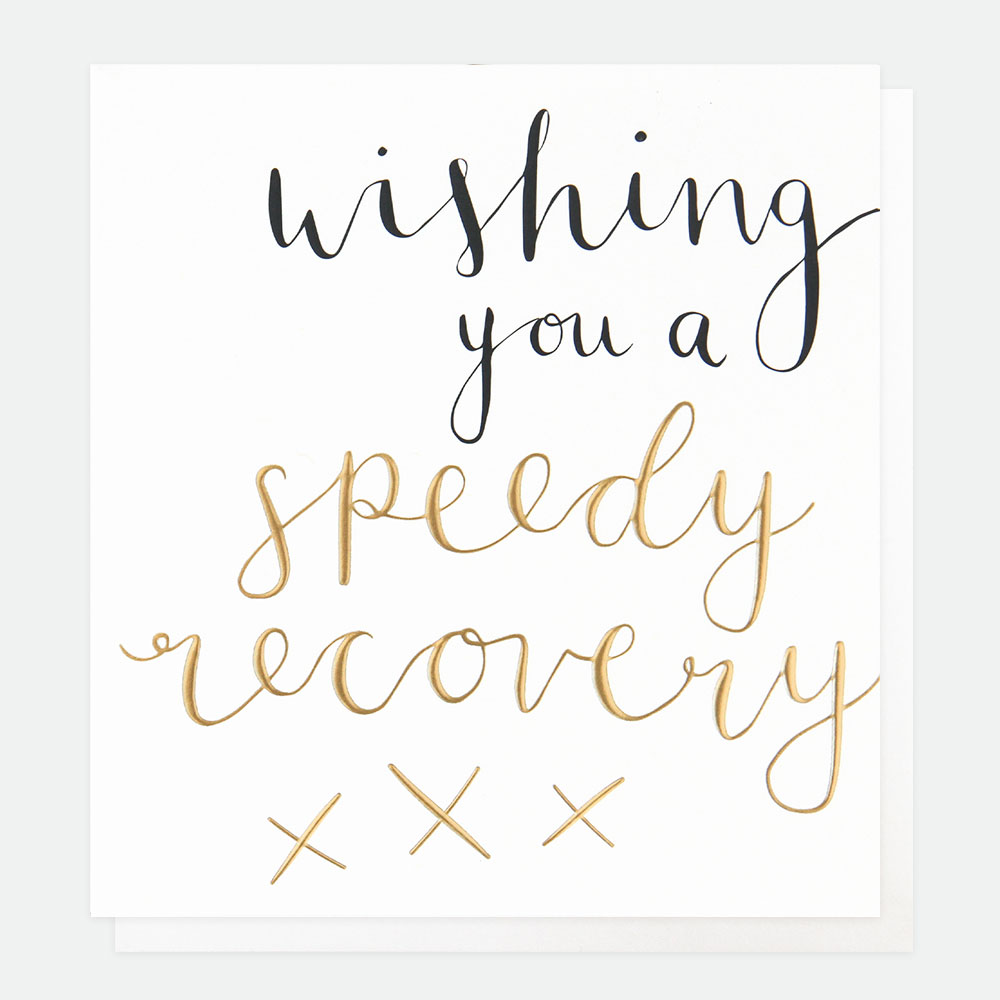 Wishing You a Speedy Recovery Card By Caroline Gardner - Vibrant Home