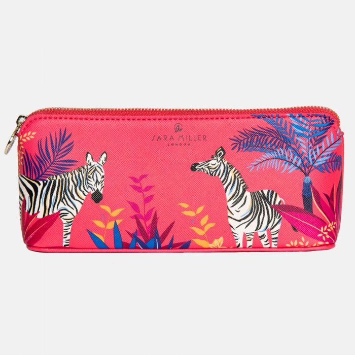 Zebra Print Large Pencil Case By Sara Miller London Vibrant Home