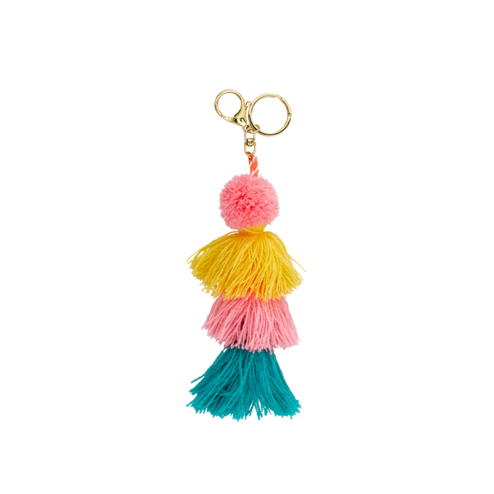 Colourful Tassel Charm Keyring By Rice DK - Vibrant Home