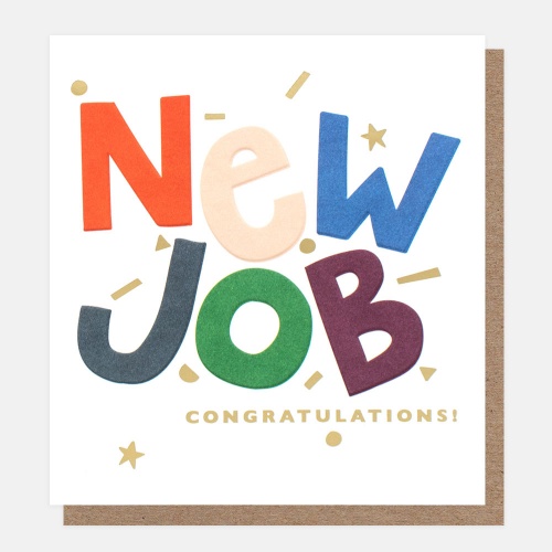 New Job Congratulations Card By Caroline Gardner - Vibrant Home