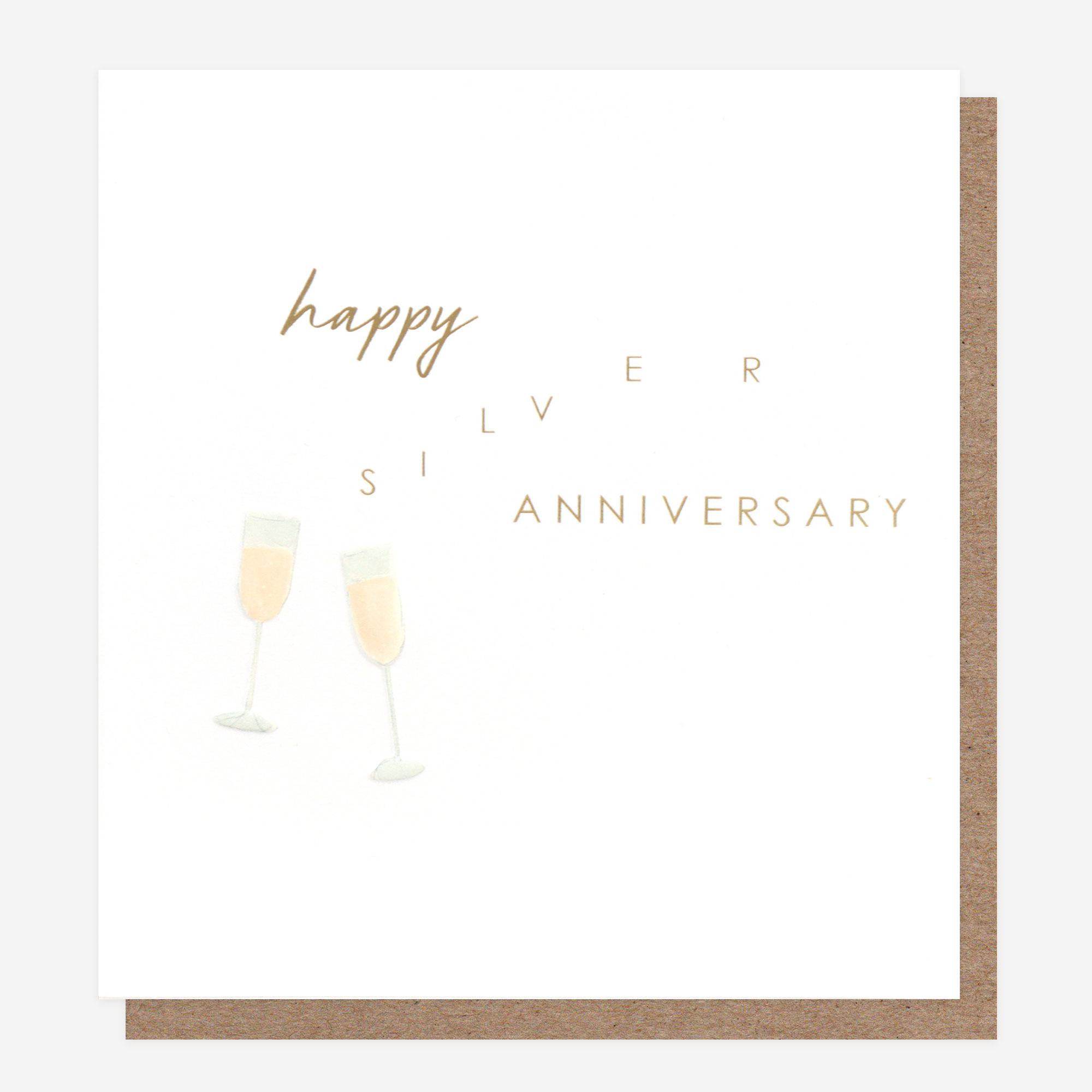 Silver Wedding Anniversay Card By Caroline Gardner - Vibrant Home