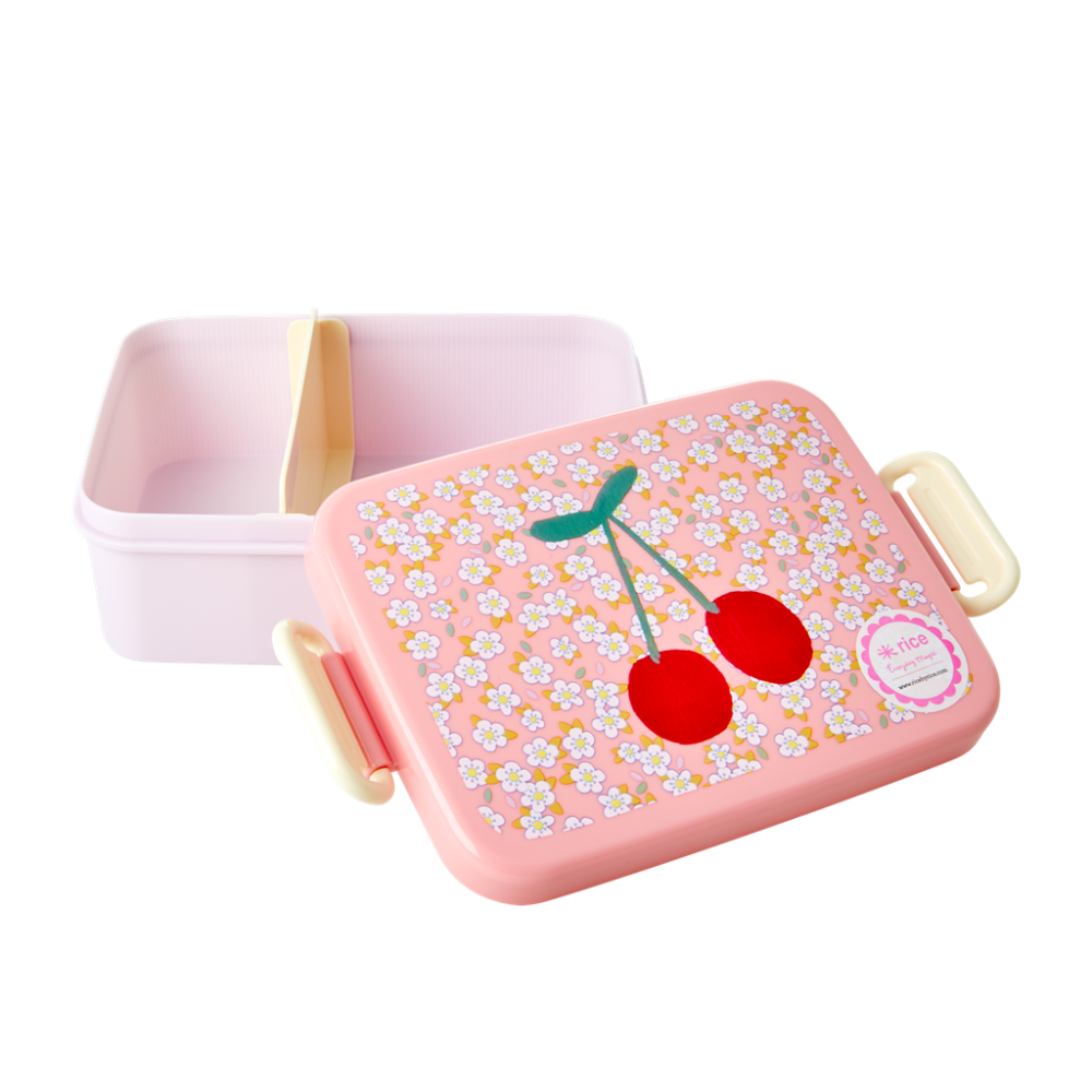 Small Flower & Chery Print Lunchbox By Rice DK - Vibrant Home