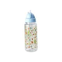 Blue Happy Forest Print Drink Bottle By Rice