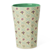 Bow and Bouquet Print Tall Melamine Cup By Rice