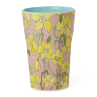 Daffodils Print Tall Melamine Cup By Rice