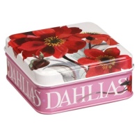 Dahlia Print Small Square Tin By Emma Bridgewater