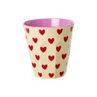 Darling Heart Print Melamine Cup Rice DK