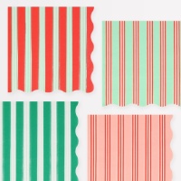 Striped Large Paper Napkins Pack of 16 By Meri Meri