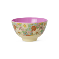 Flower Power Print Melamine Small Bowl Rice