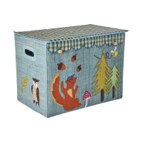 Happy Forest Theme Raffia Storage Box by Rice