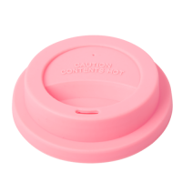 Rice Dk Soft Pink Silicone Lid for Melamine Cup