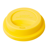 Rice Dk Yellow Silicone Lid for Melamine Cup