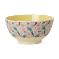 Exotic Bird Print Melamine Bowl By Rice