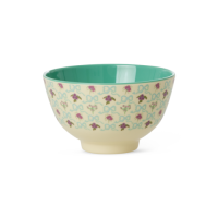 Bow and Bouquet Print Melamine Small Bowl By Rice