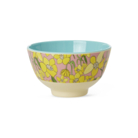 Daffodils Print Melamine Small Bowl By Rice