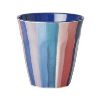 NY Stripe Print Melamine Cup By Rice