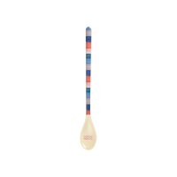 NY Stripe Print Melamine Latte Spoon By Rice