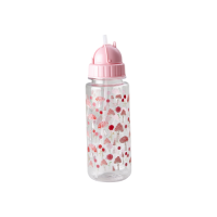 Pink Happy Forest Print Drink Bottle By Rice