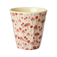 Happy Forest Pink Print Melamine Cup By Rice