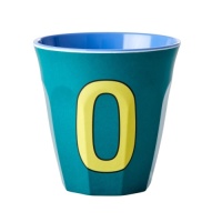 Alphabet Melamine Cup Letter O on Green by Rice DK