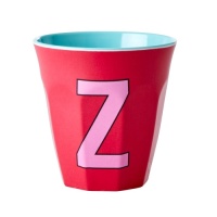 Alphabet Melamine Cup Letter Z on Red by Rice DK