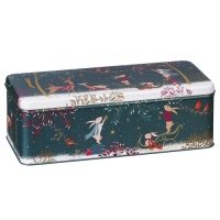 Woodland Tales Print Long Rectangular Storage Tin By Sara Miller London