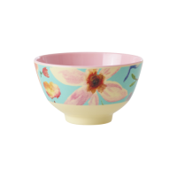 Selma Flower Print Small Melamine Bowl Rice DK