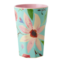 Selma Flower Print Melamine Tall Cup By Rice